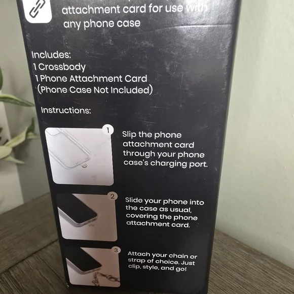 Beaded Phone Crossbody Strap - Light Blue - Picture 4 of 4